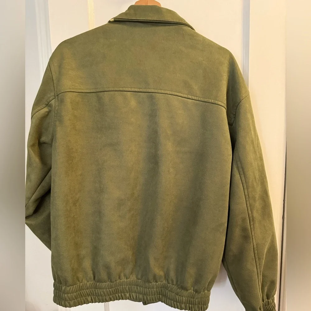Adidas 2026 CNY Olive Jacket with Subtle Yellow Details - Picture 2 of 3